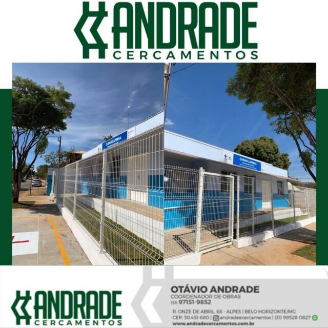 Instalação de gradil 3D sob mureta com sistema de base aparafusada e portão corrediço de acesso.
Obra reforma centro de saúde Lapinha/MG. 
Portão fabricado sob medida, mão de obra de alvenaria juntamente com portões e gradis.

#andradecercamentos #cercas #gradil3d #portaodecorrer #alvenaria #maodeobraespecializada