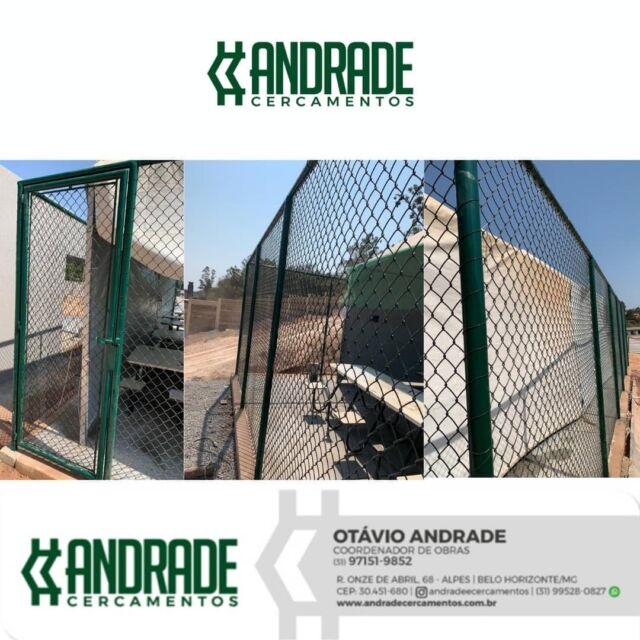 Construção de Cerca com tela alambrado, com revestimento em PVC verde em Quadra Poliesportiva.

A Andrade Cercamentos é a única empresa que faz toda sustentação (alvenaria) de suas cercas, garantindo assim, a qualidade e durabilidade em suas obras. 
Se quer qualidade e segurança, entre em contato conosco! Realizamos visitas técnicas para avaliação de uma melhor solução para sua obra.

#andradecercamentos #cercas #quadrapoliesportiva #alvenaria #serralheria #qualidadeesegurança